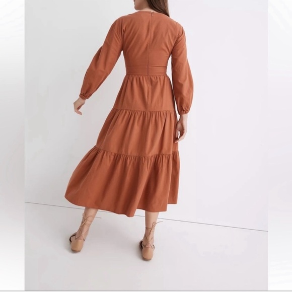 Madwell Orange Cutout Dress - Picture 2 of 4